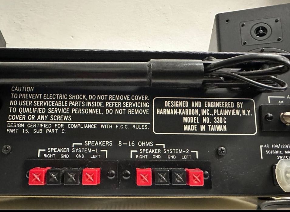 Amplituner/wzmacniacz stereo Harman Kardon 330C