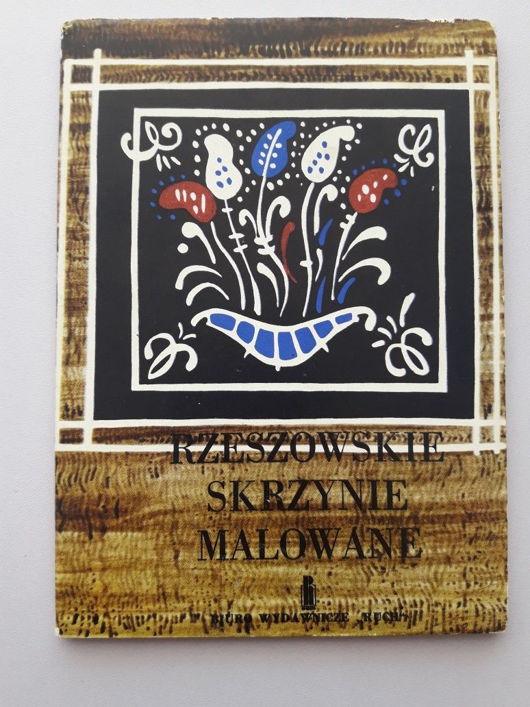 Rzeszowskie skrzynie malowane 9 pocztówek plus obwoluta 1965 rok