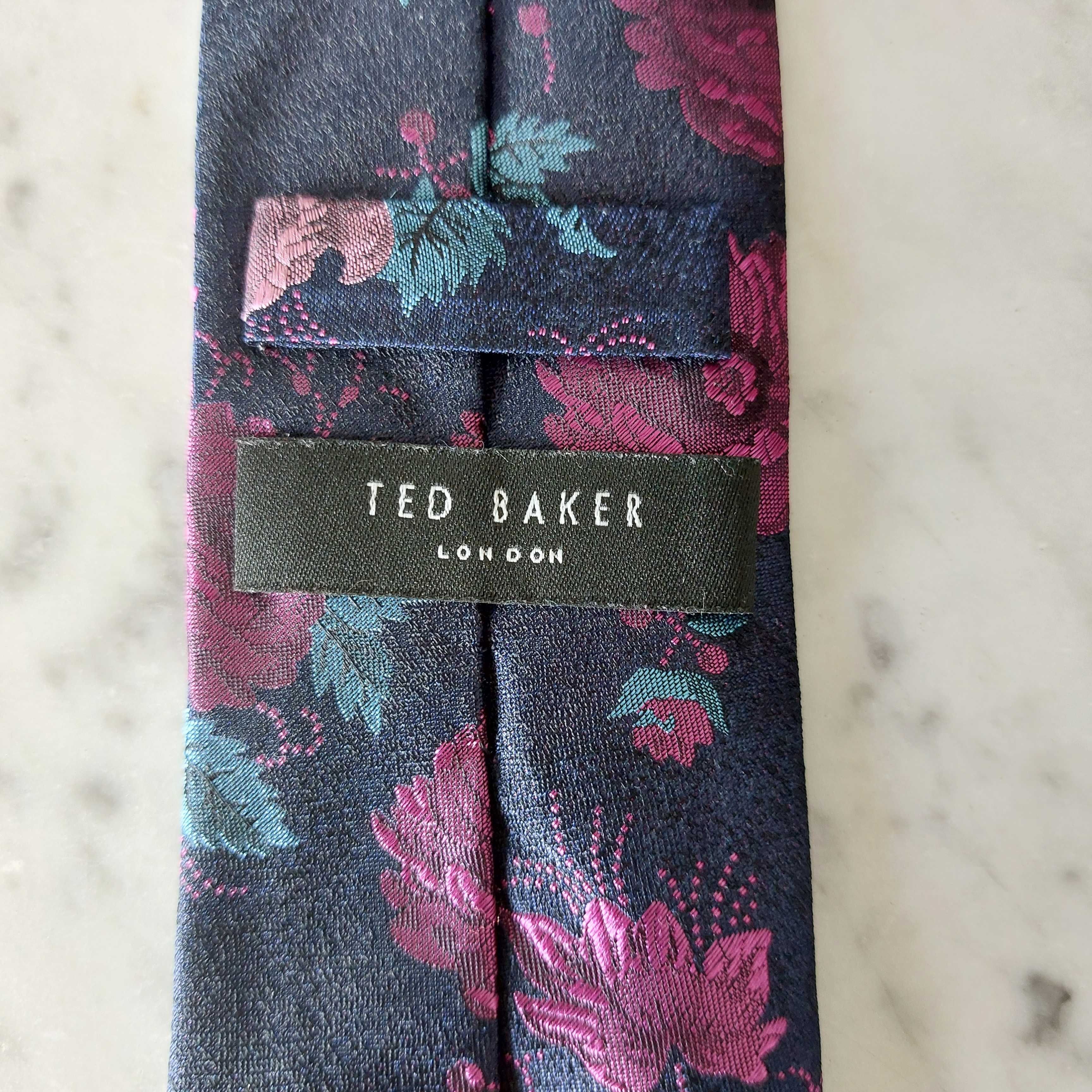 Krawat Ted Baker 100% jedwab marka premium