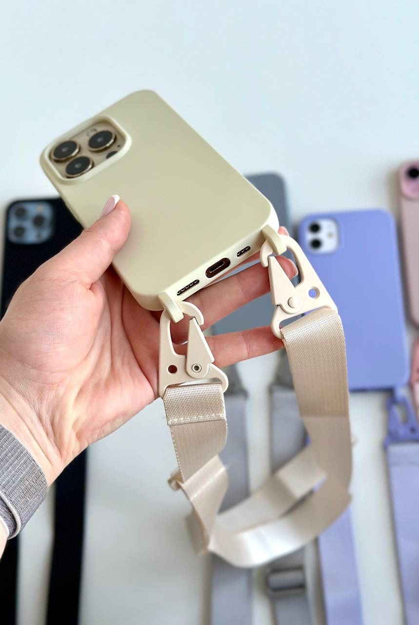 Чохол чехол crossboby кросбоди шнурку iphone 16 pro max (всі) про макс