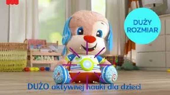 Szczeniaczek-Uczniaczek PL Duża Interaktywna Zabawka FISHER-PRICE 40cm