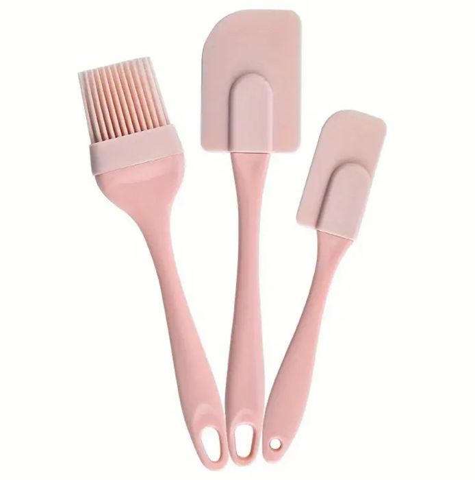 Набір кухонних інструментів силіконова лопатка, пензлик