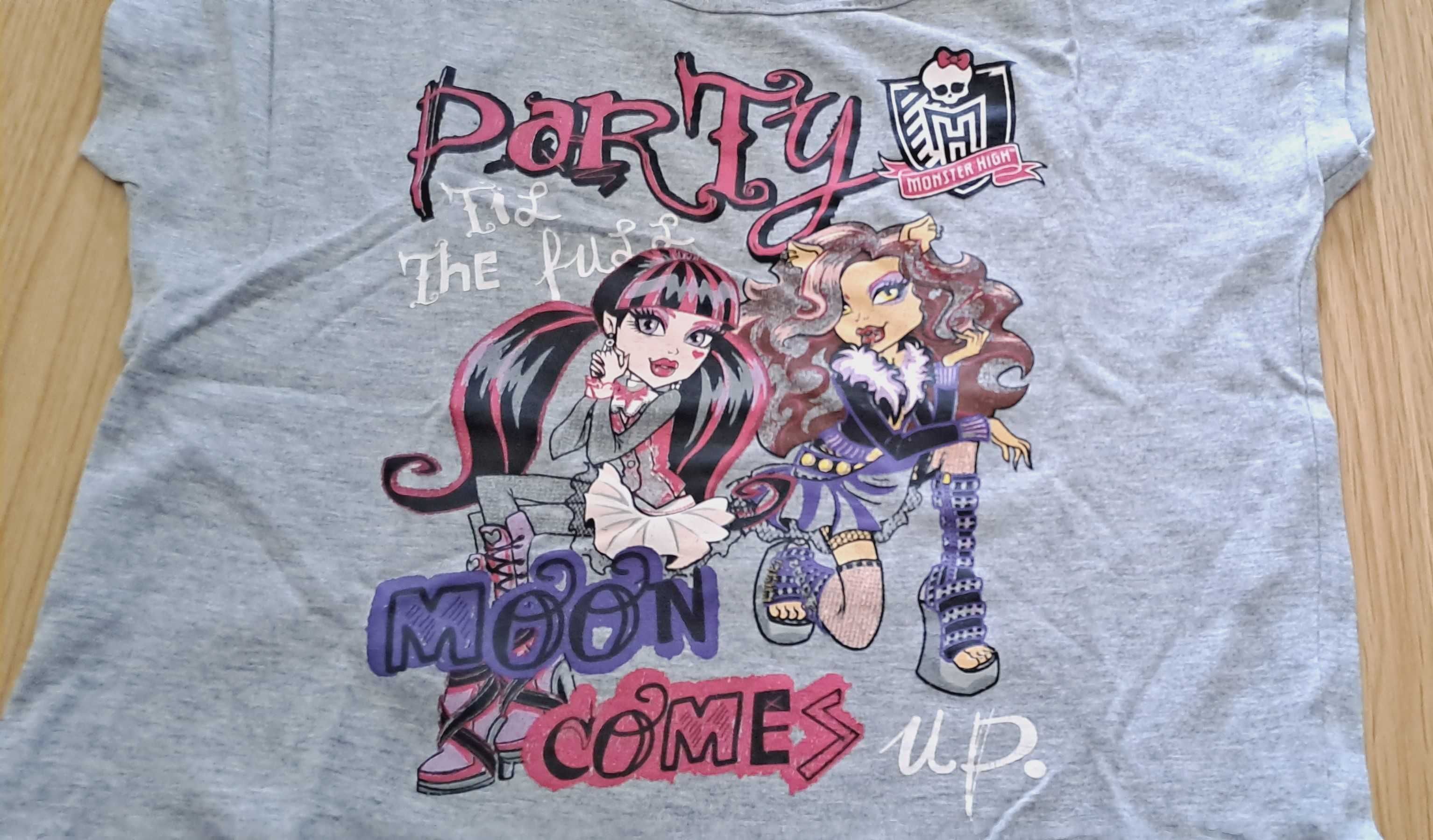 T-Shirt Monster High: Tam 8 Anos