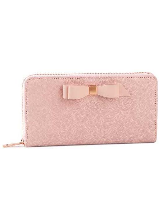 Ted Baker Duży Portfel Damski Różowe