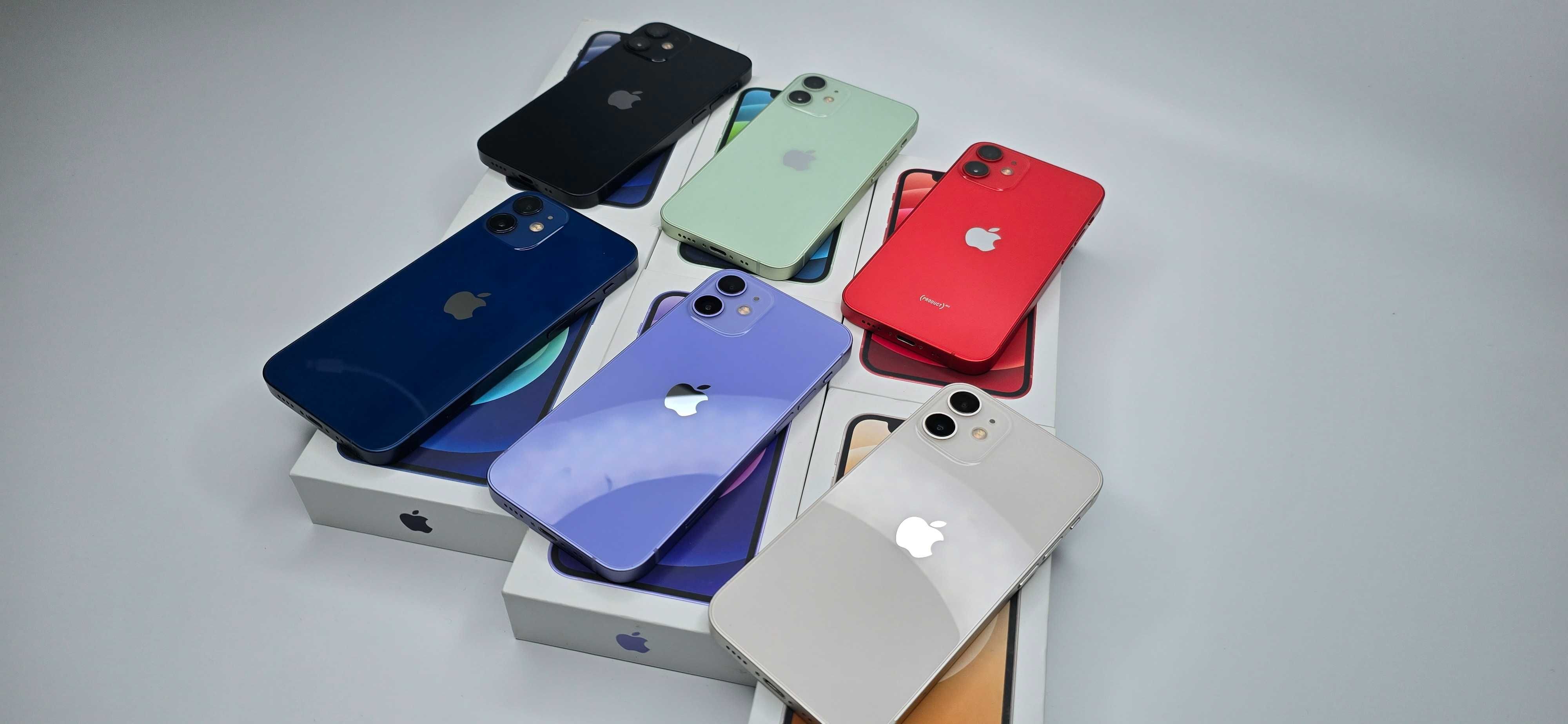 iPhone 12 mini 256gb komplet, gwarancja, sklep, 6 kolorów