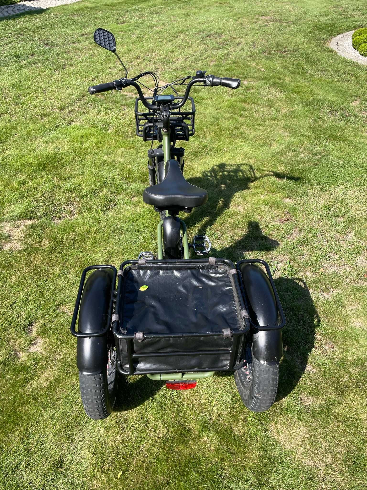 Rower elektryczny trójkołowy Jorvik MT JMT6-2 250W zielony