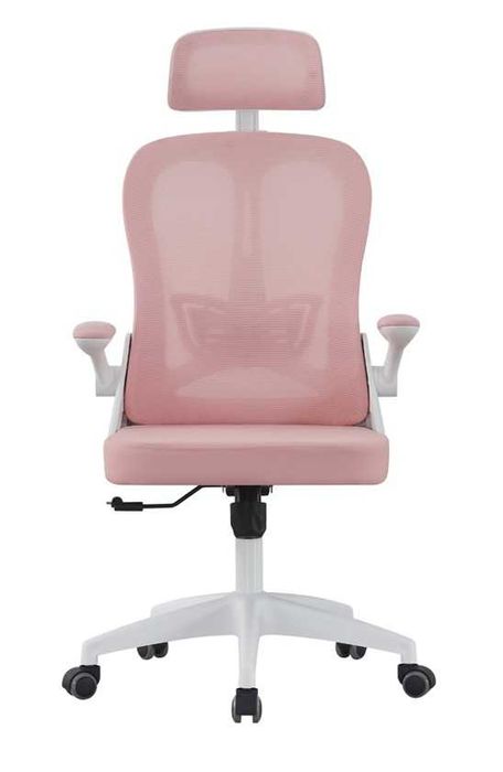 Fotel obrotowy HORSEKING RÓŻOWY ergonomiczny ms28 biurowy gamingowy