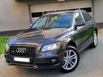Audi Q5 Quattro_Sline_Sportize_Ledy_Alcantara_FULL Opcja_Zarejestrowany
