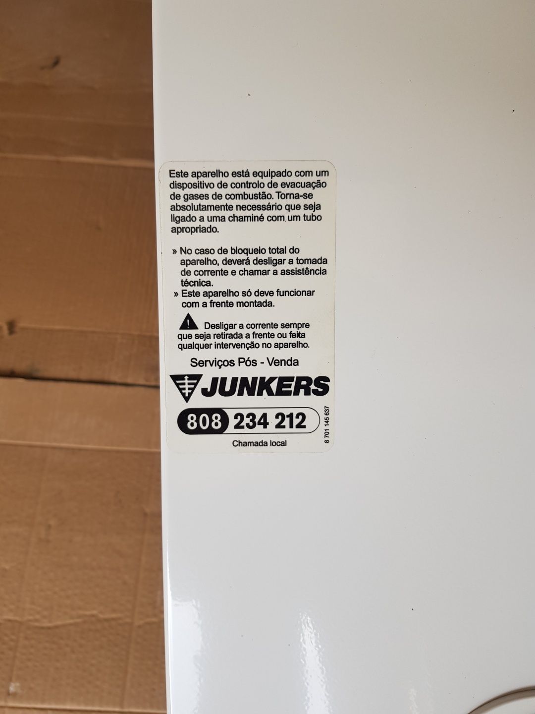 Esquentador ventilado