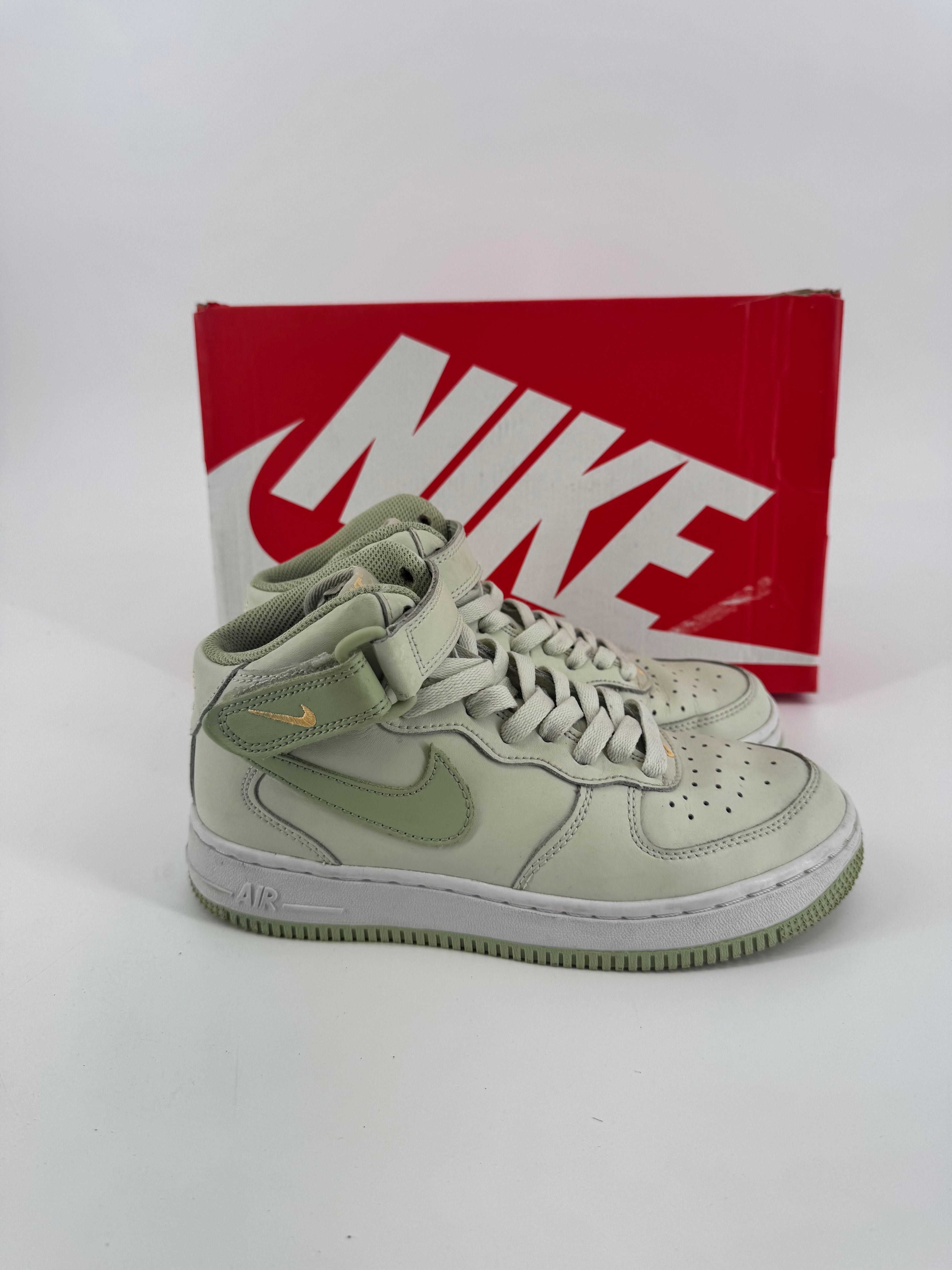 Nike air force 1 mid pistacjowe zielone forcy 36,5 sportowe damskie