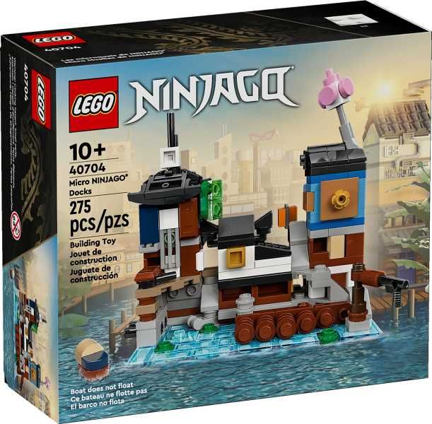 LEGO NINJAGO micro Docks 40704 EXCLUSIVO NOVO selado