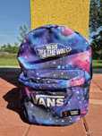 Plecak tornister szkolny dziewczęcy z napisem Vans off the wall