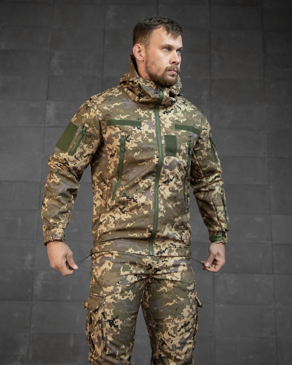 Костюм тактический СофтШелл ПИКСЕЛЬ Bandit! Костюм софтшел Пиксель!