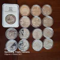 Monety srebrne 20 zł Zwierzęta Świata