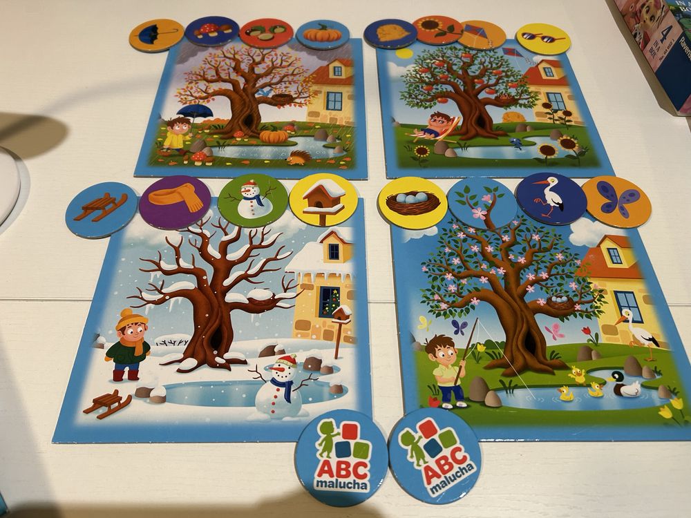 Puzzle i gra edukacyjna dla dwulatka