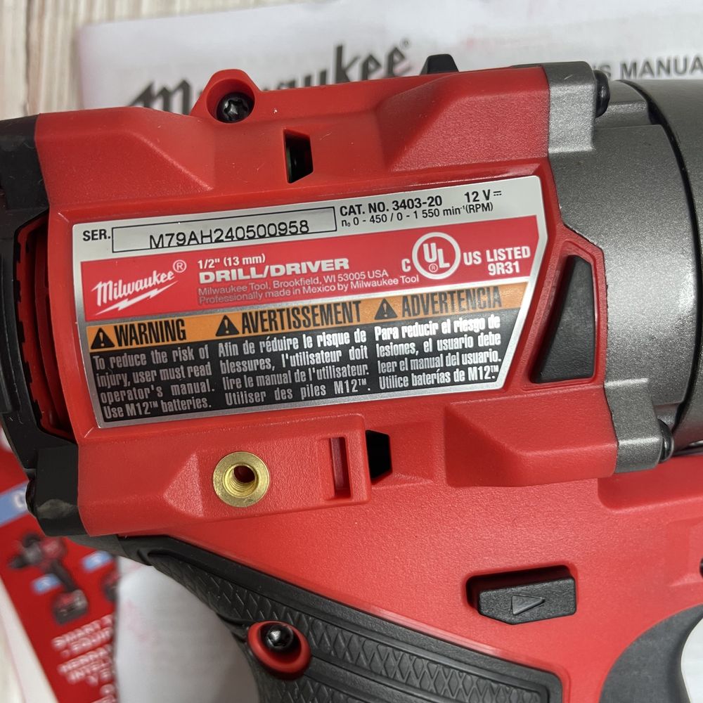 Бесщеточный  шуруповерт Milwaukee M12 FUEL™ 3403-20