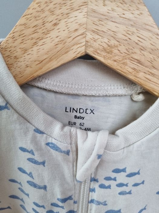 Rampers beżowy w rybki Lindex 62