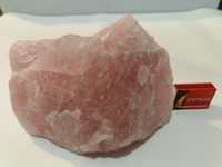 Naturalny kamień Kwarc Różowy bryła Duży okaz