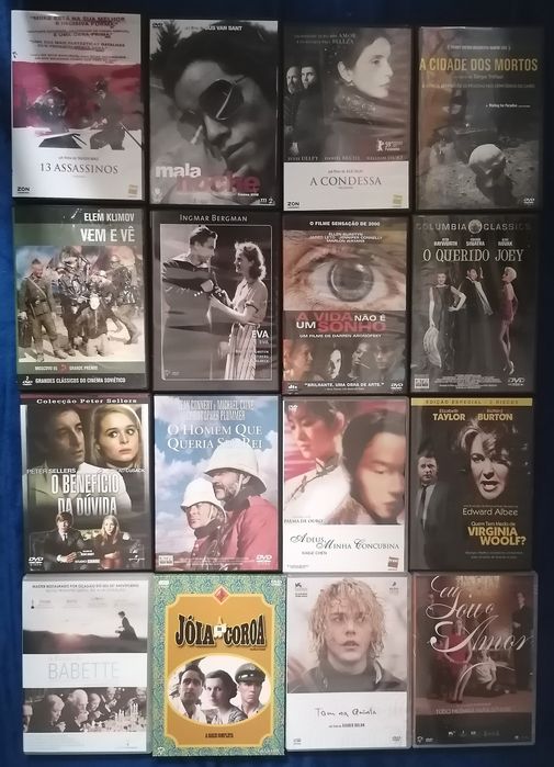 Lote 210 DVD'S Originais (LOTE 29)