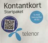 Sim karta Na karte starter Aktywowany zarejestrowany Telenor Szwecja