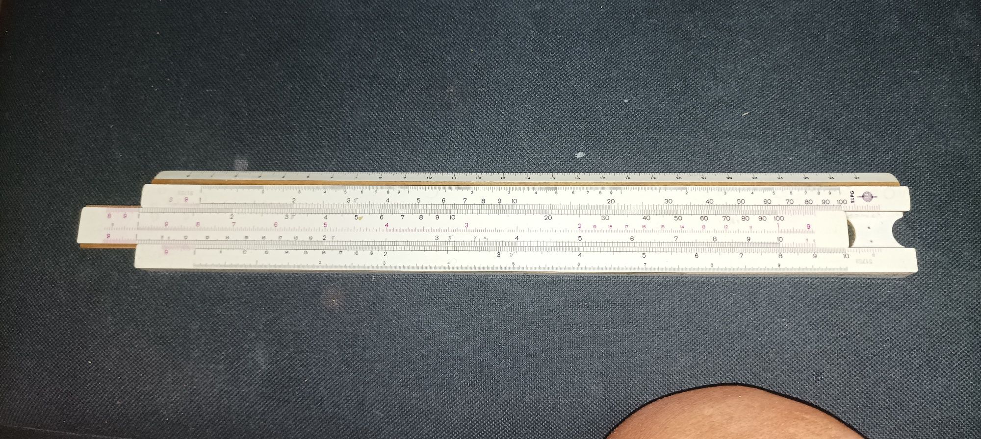 Suwak logarytmiczny precyzyjny Skala (27cm)