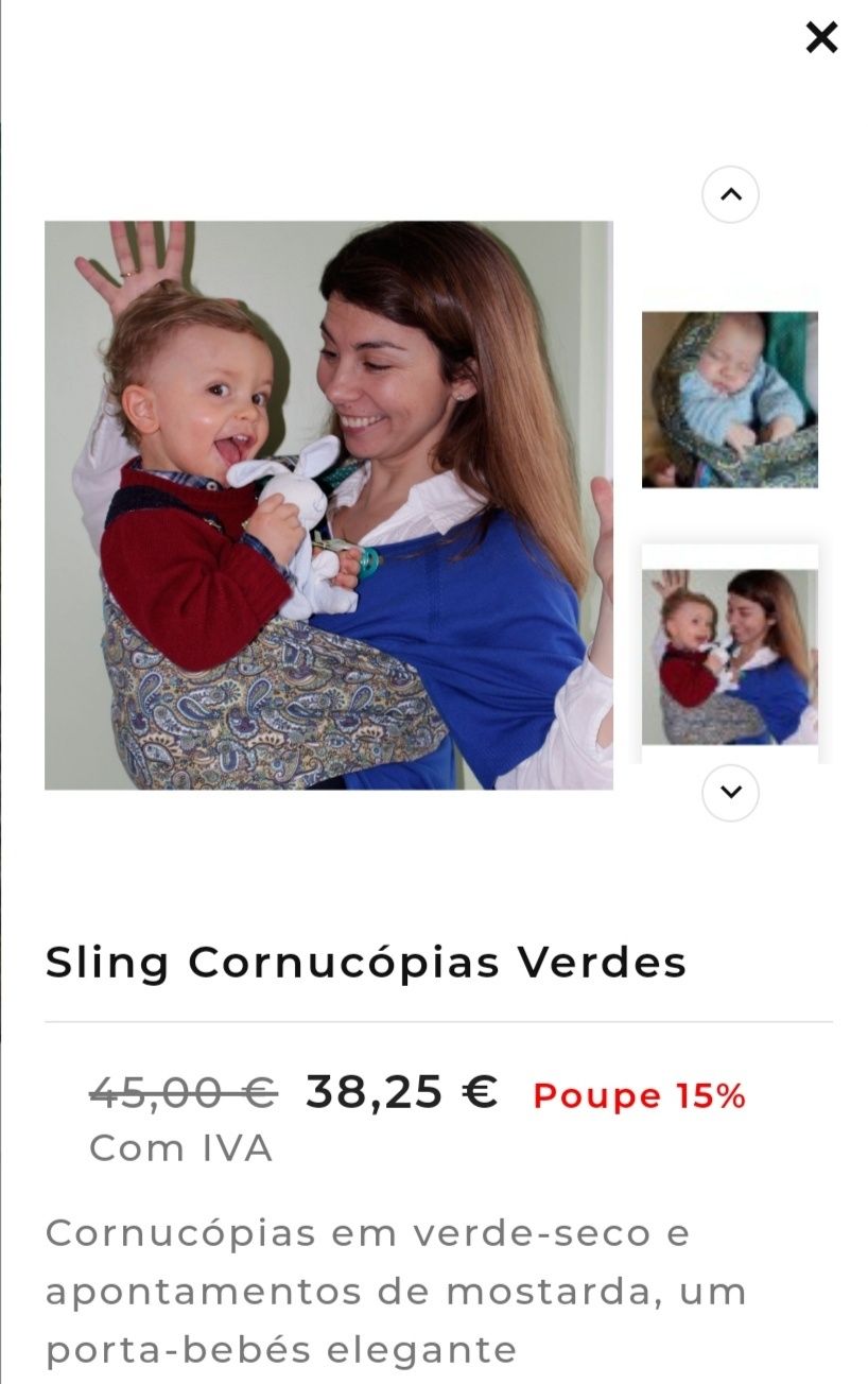 Baby stuff leva bebe no colo