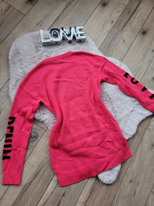 Sweter sweterek Guess xs cukierkowy róż