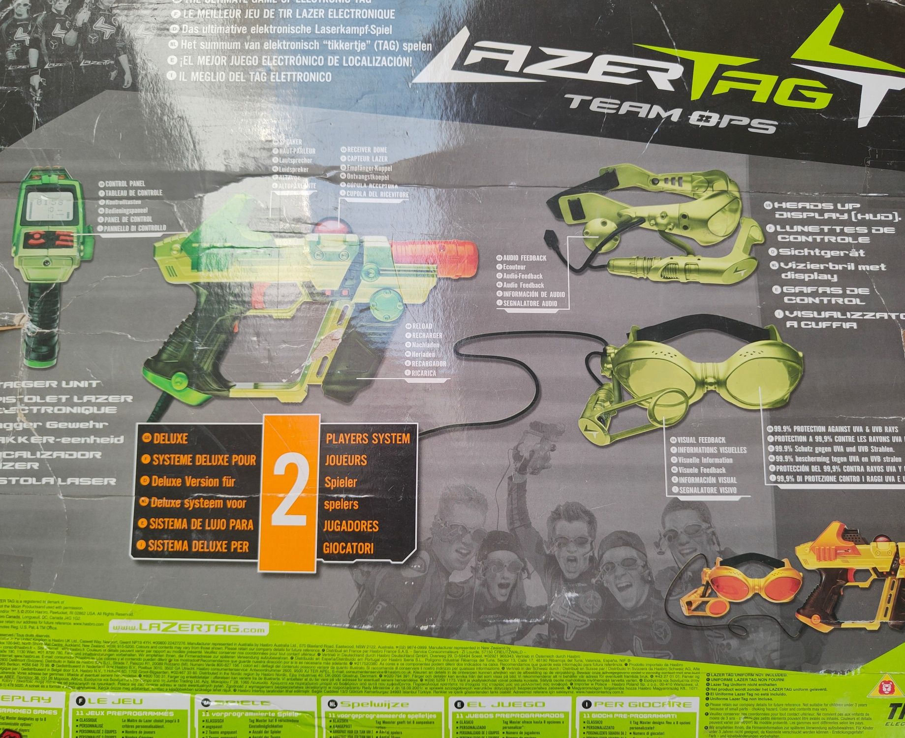 System Lazer Tag Team Ops Deluxe dla 2 graczy