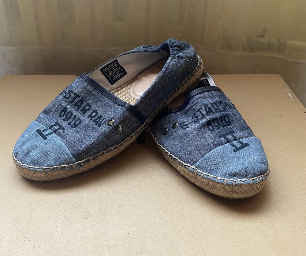 Мокасины слипоны g-star raw, 37р