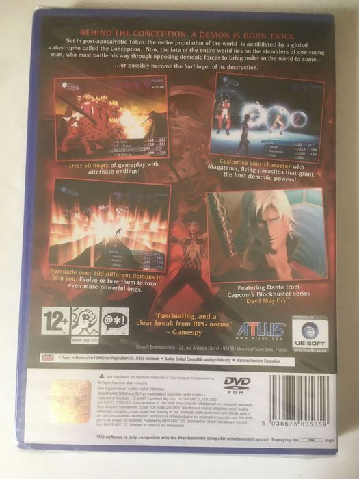 PS2 - Shin Megami Tensei Lucifer's Call (SELADO)
