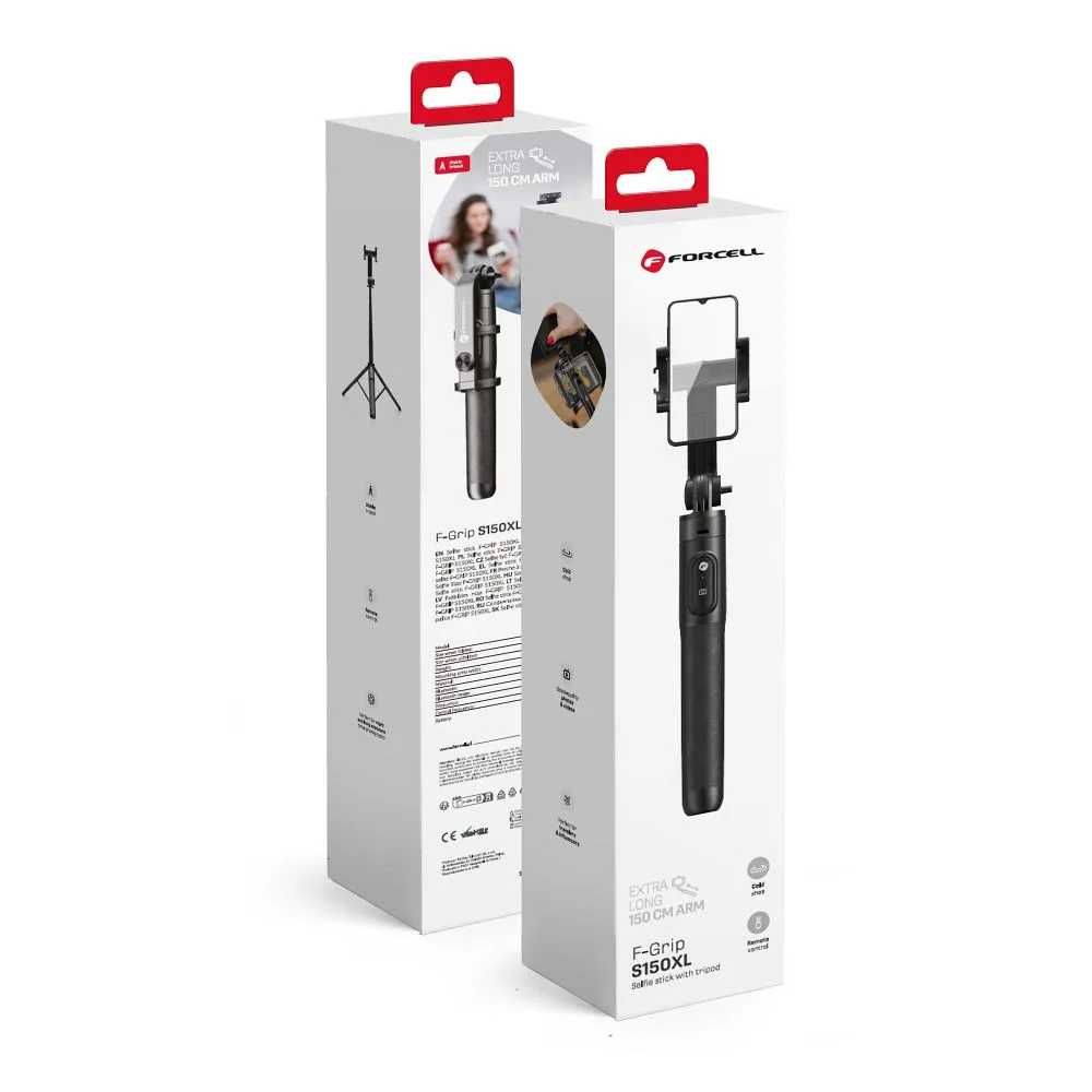 FORCELL F-GRIP S150XL selfie stick tripod z pilotem na bluetooth