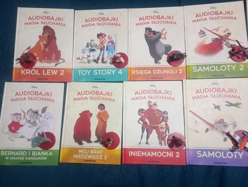 Audiobajki Disney figurka+książka nr od 1-75