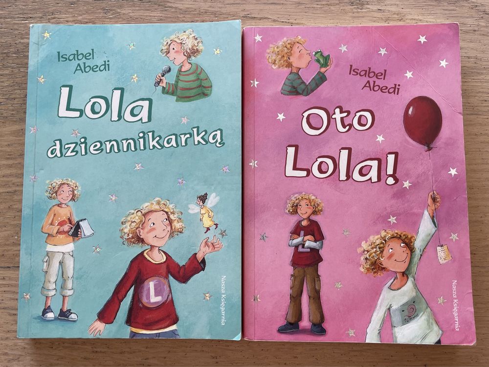 2 książki „Oto Lola” i „Lola dziennikarką”