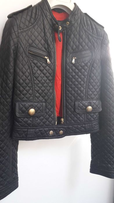 Dolce Gabana | Blusão pele verdadeira | Novo | Preto | S