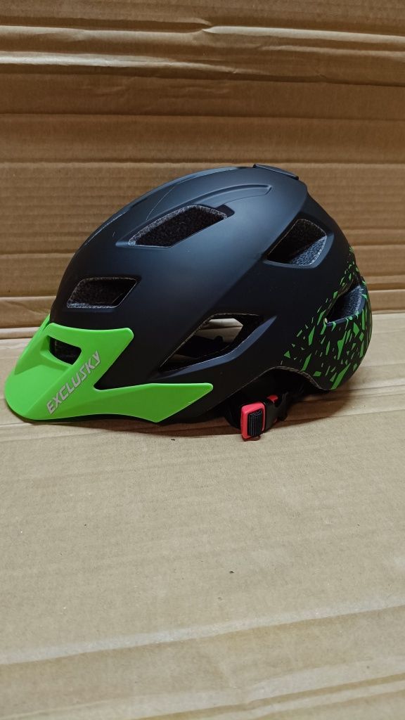 Exclusky  Kask rowerowy dla dzieci rozm.50-57