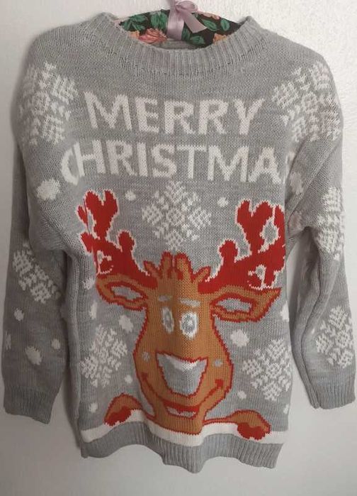 Camisola natalícia com rena