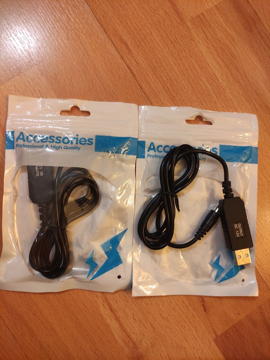 Універсальний кабель 12V / 9V живлення від USB до DC роутера