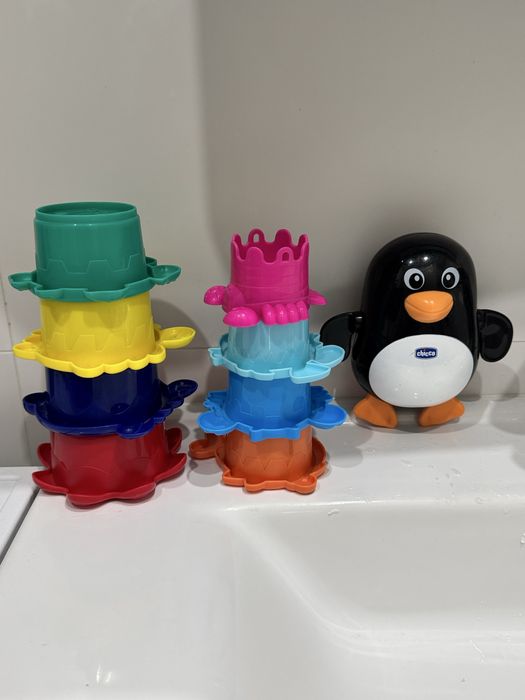 Іграшки для ванни chicco, battat land