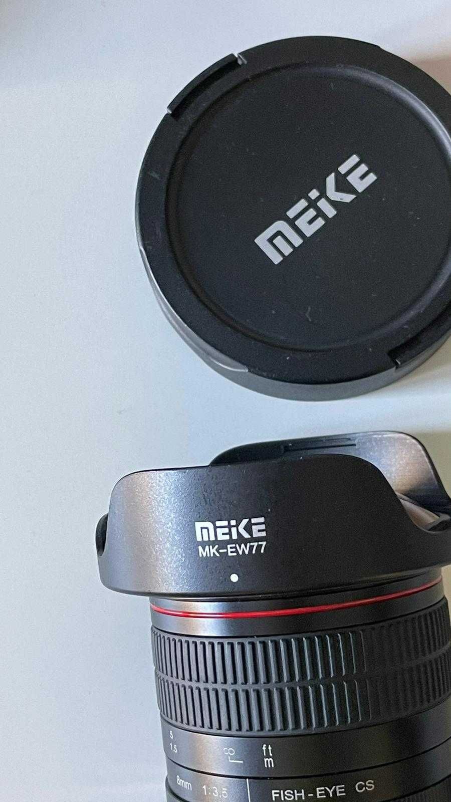 Obiektyw Meike Fish Eye CS 8mm f/3.5 - mocowanie Canon EF - nowy