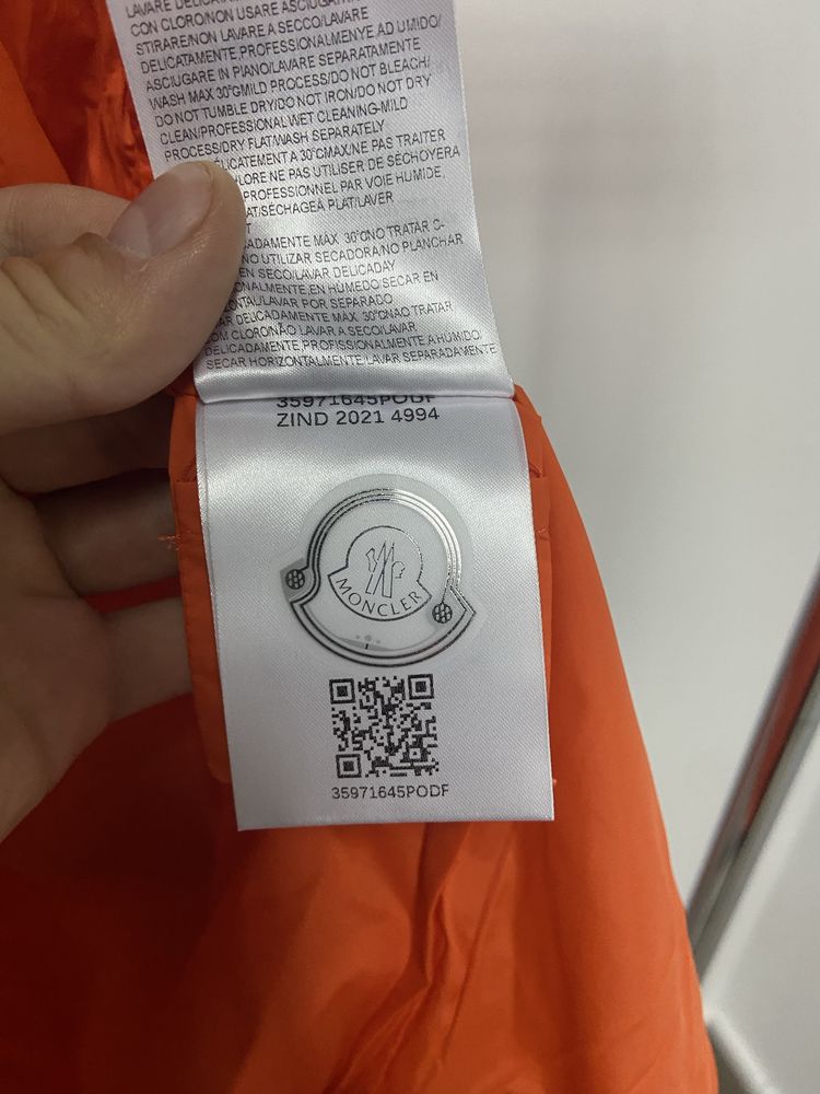 Moncler куртка нейлон лого