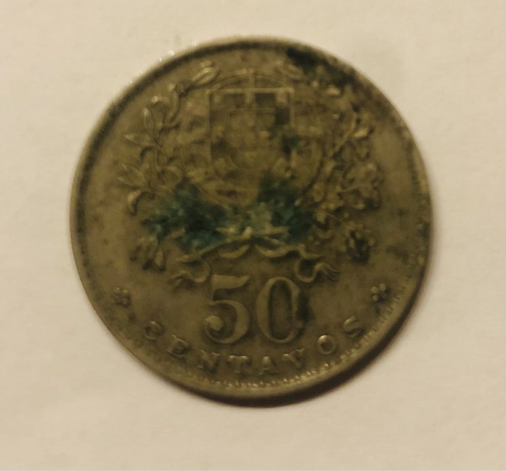 Moeda 50 centavos 1962