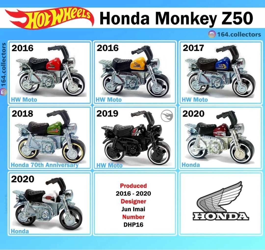 Hot Wheels Mota Honda Monkey Z15