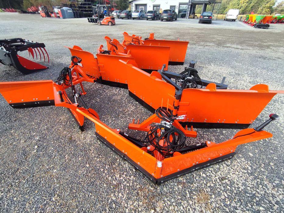 Mocny pług do śniegu do tura tuz strzałka Metal Technik dostawa Gratis