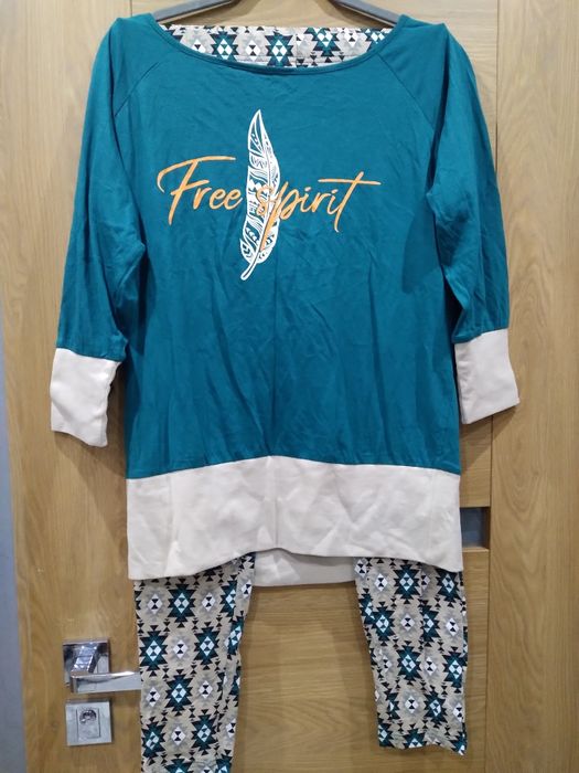 Piękna bawełniana pizama damska rozmiar M/XL Oyanda