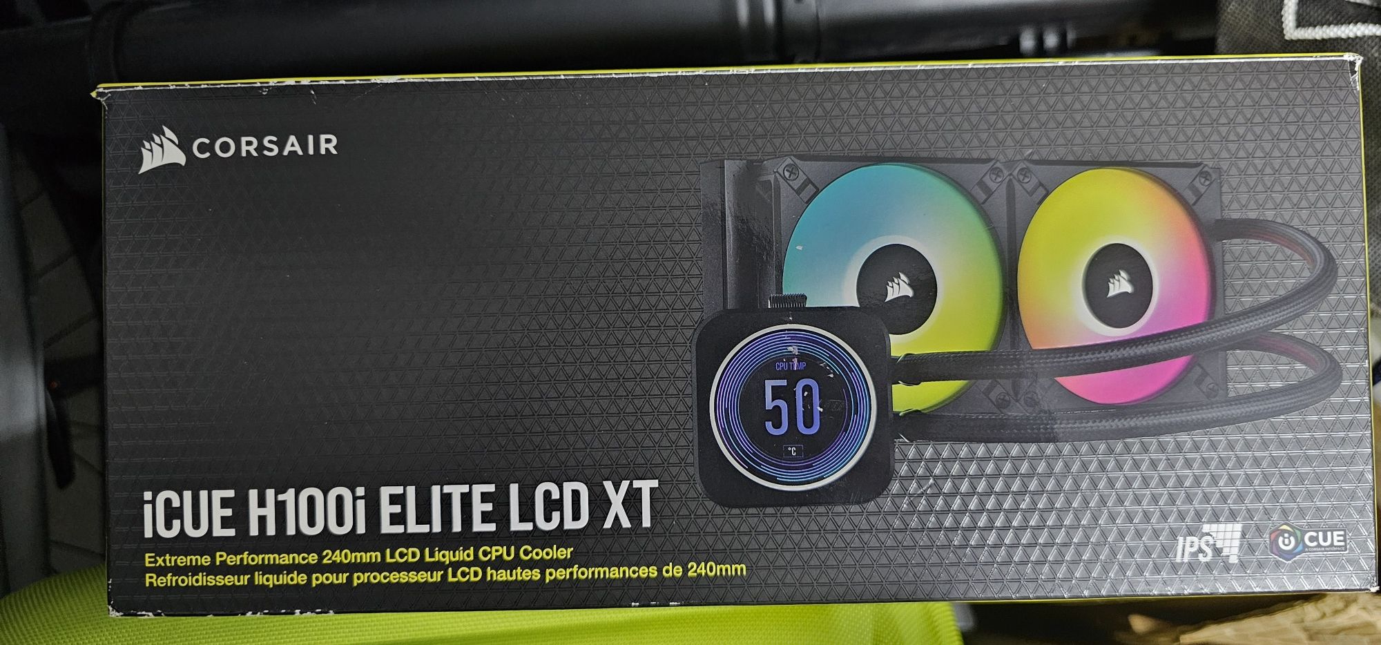 CORSAIR Icue H100i Elite LCD XT