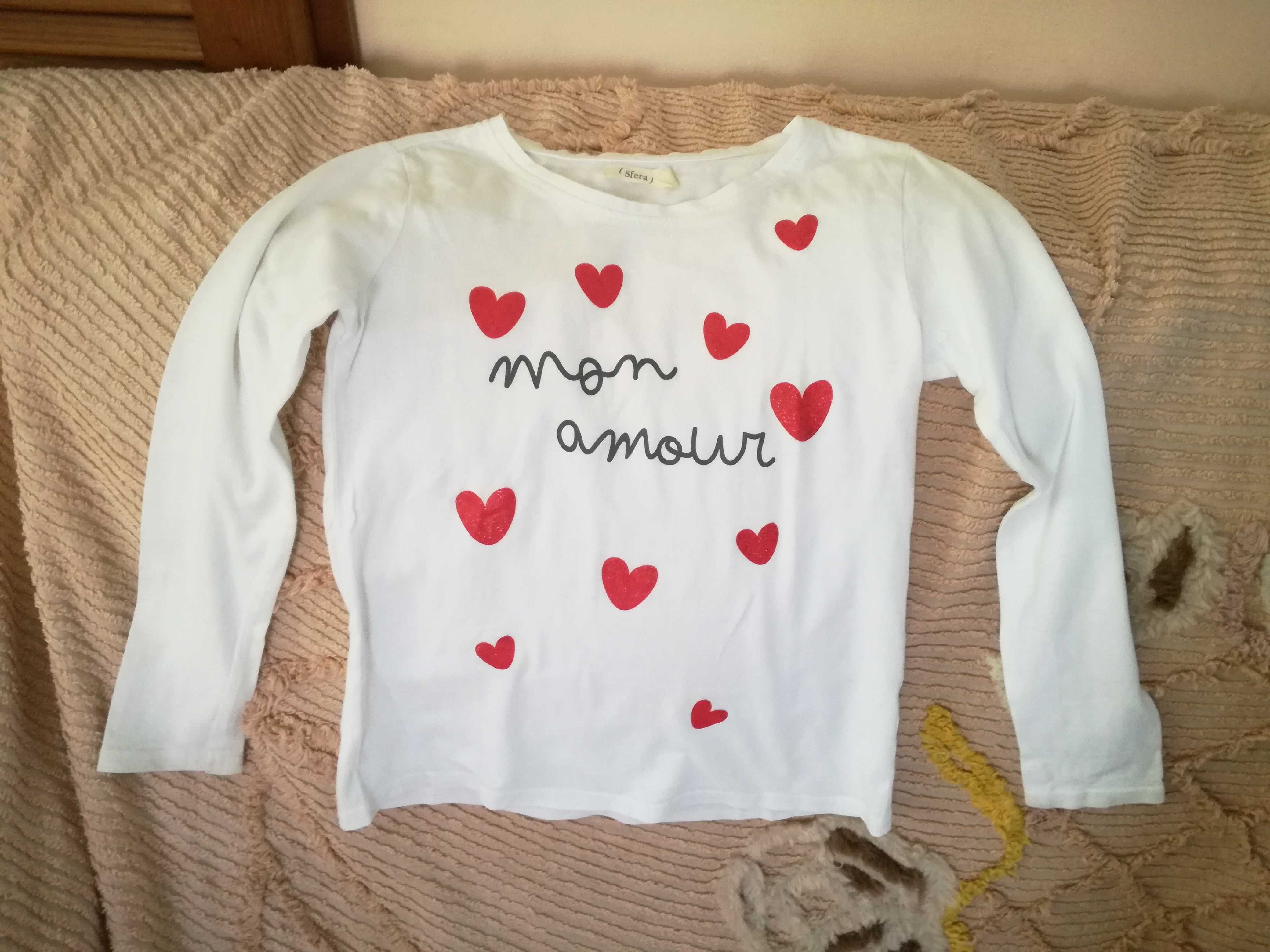 Camisola sweatshirt mon Amour da Sfera