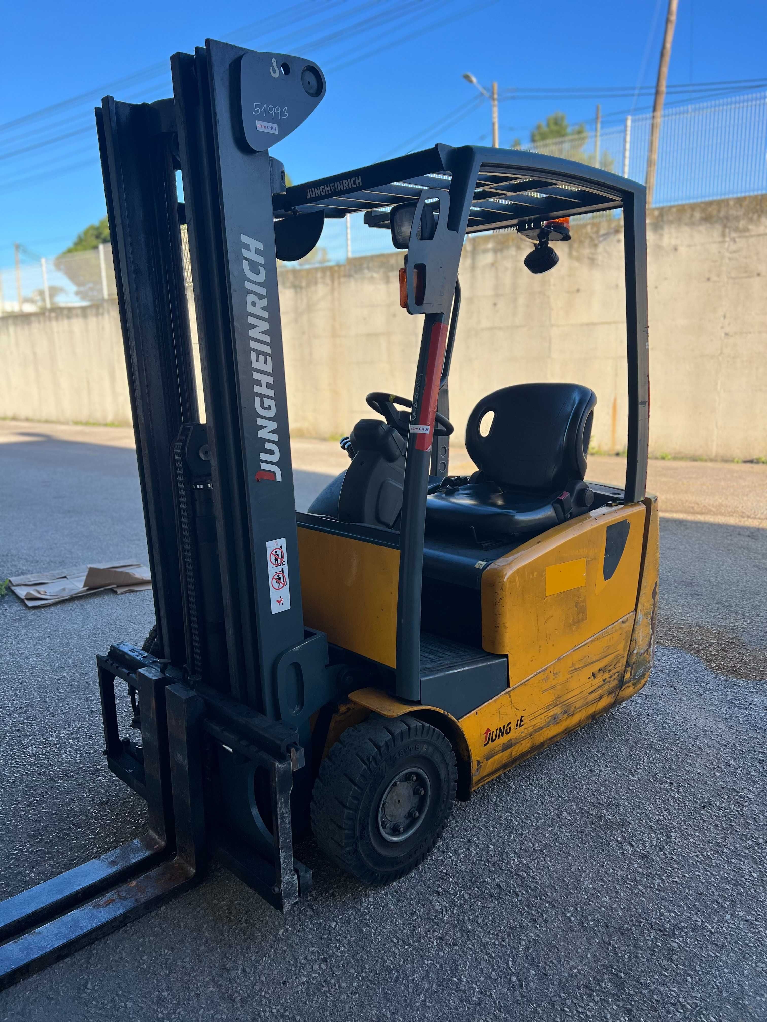 Empilhador elétrico 3 rodas Jungheinrich 1600Kg