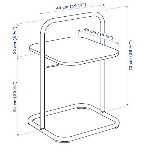 Mesa de Apoio para Exterior - NOVO PREÇO