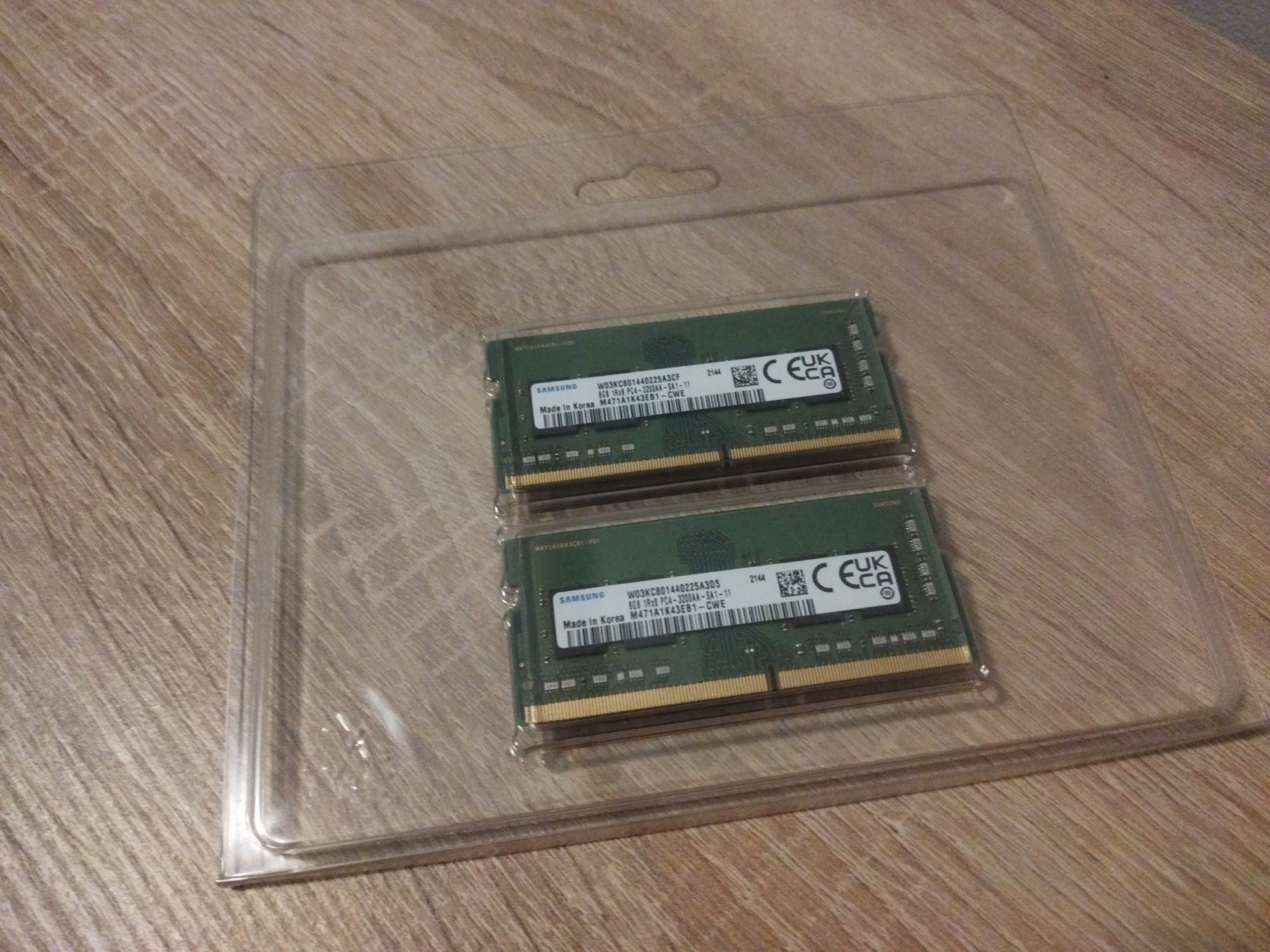 Memórias RAM Samsung 2x8GB SO-DIMM 3200MHz 1.2V DDR4