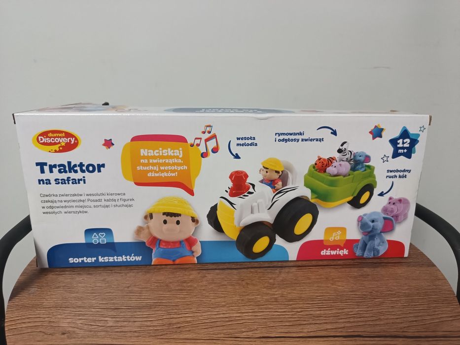 Zabawka interaktywna Traktor Safari Dumel Discovery